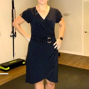 Reitmans, large, polka dot dress